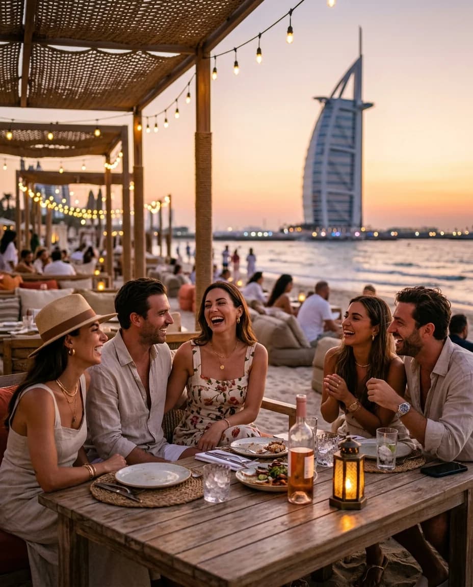 Verde Beach’s Burj-Al-Arab Sunset Ritual