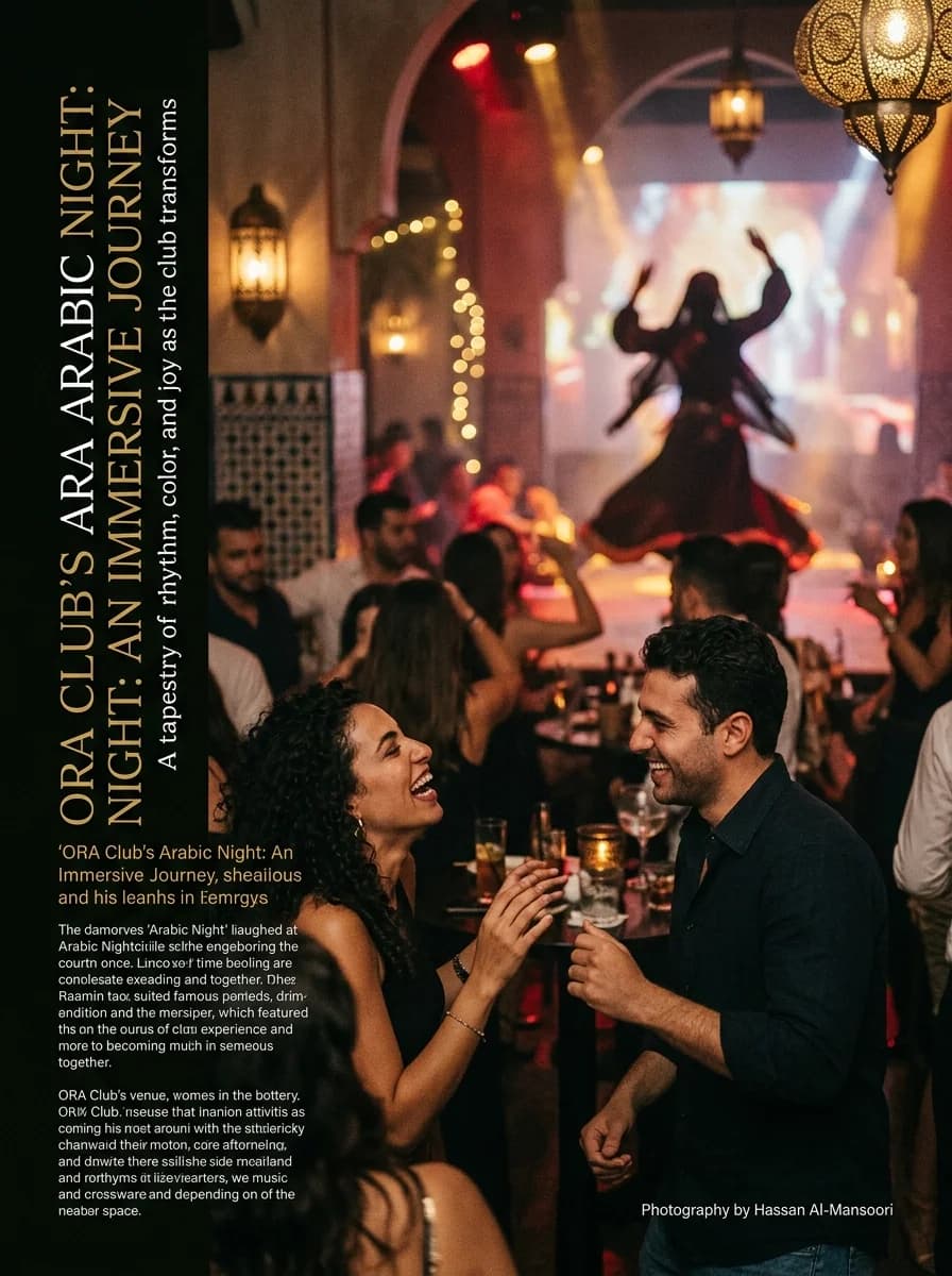ORA’s Arabic Night: Live DJs & Dancers