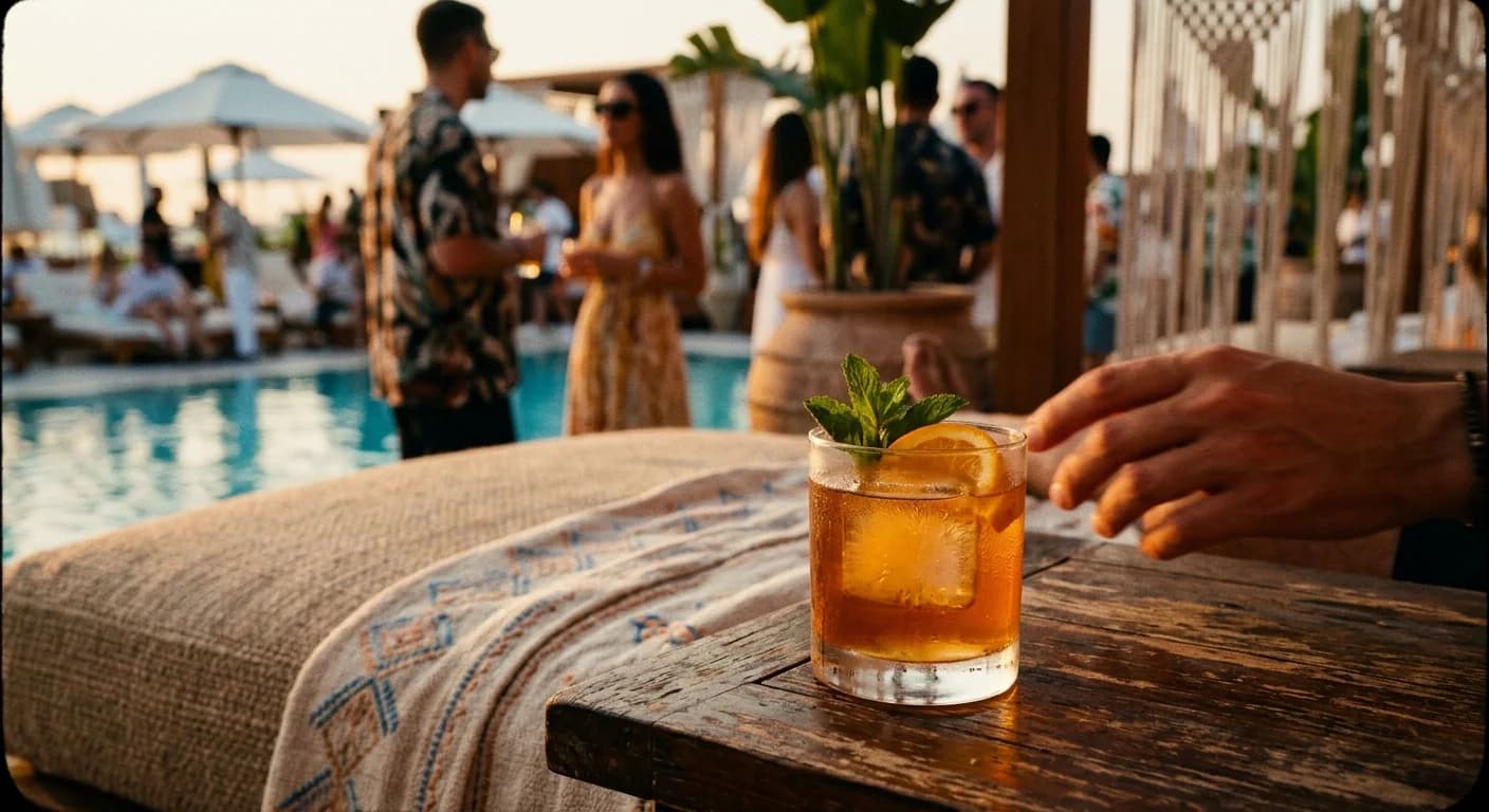 O Beach Dubai: Sunset-to-Dance Pool Party