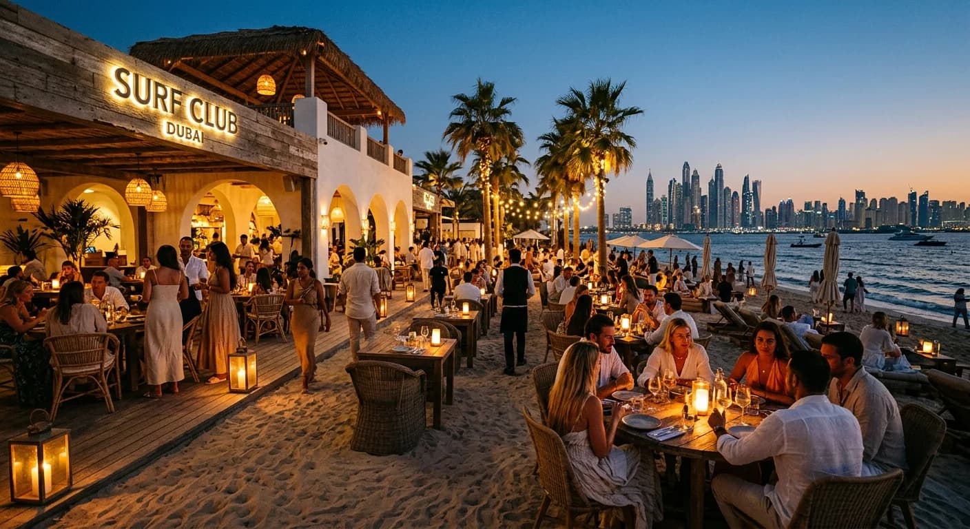 Surf Club Palm Jumeirah Beach Nights